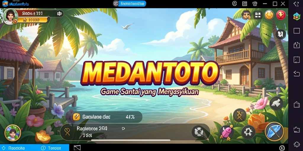 Screenshot gameplay MEDANTOTO yang menunjukkan aksi seru dan grafis menarik.
