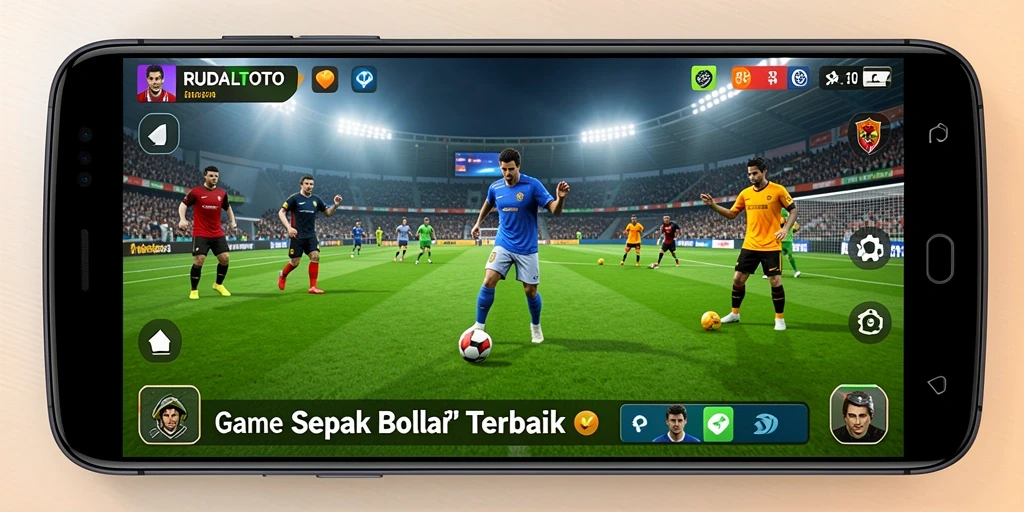 Tampilkan gameplay sepak bola yang seru dan menarik.